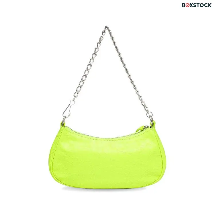 Balenciaga Mini Le Cagole Chain Bag 'Fluorescent Yellow' Spring/Summer 2022