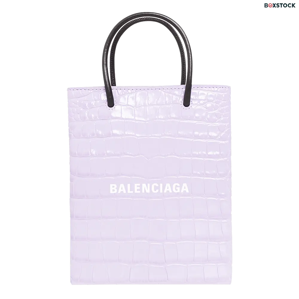 Balenciaga Shopping Phone Shoulder Bag 'Lilac/White' Purple Fall/Winter 2022