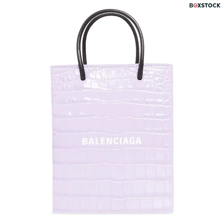 Balenciaga Shopping Phone Shoulder Bag 'Lilac/White' Purple Fall/Winter 2022