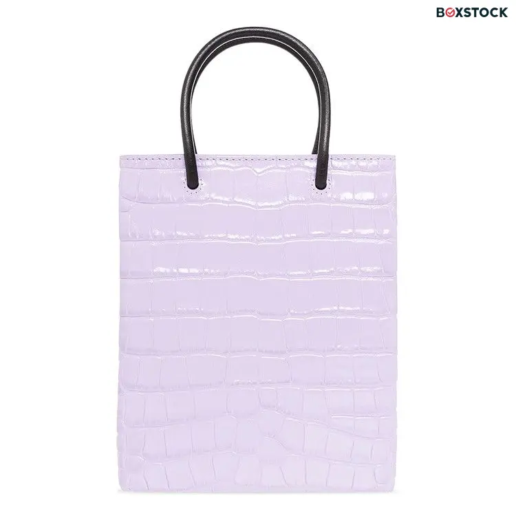 Balenciaga Shopping Phone Shoulder Bag 'Lilac/White' Purple Fall/Winter 2022