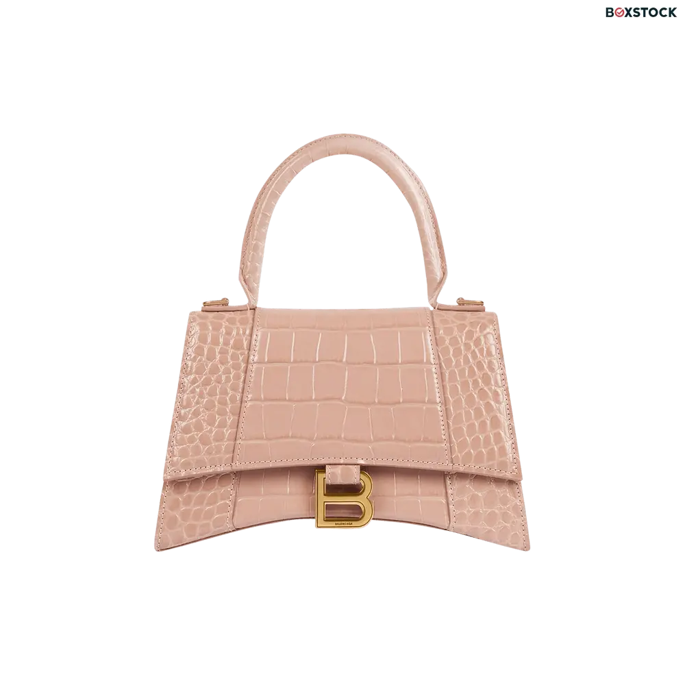 Balenciaga Small Hourglass Top Handle Bag 'Nude/Beige' Cream Fall/Winter 2021