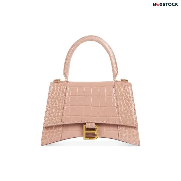 Balenciaga Small Hourglass Top Handle Bag 'Nude/Beige' Cream Fall/Winter 2021