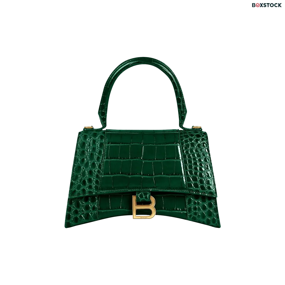 Balenciaga Small Hourlgass Top Handle Bag 'Green'