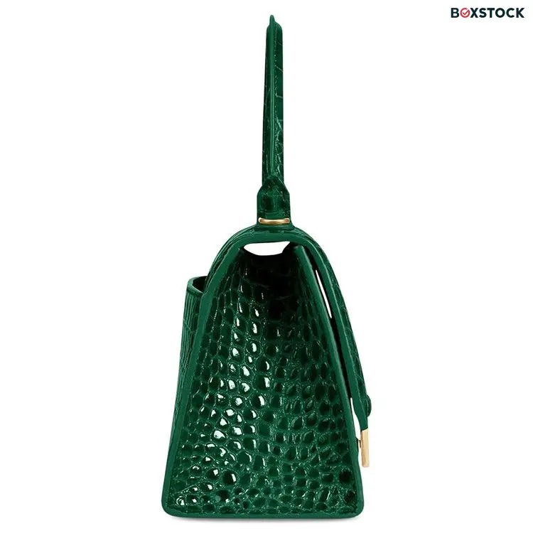 Balenciaga Small Hourlgass Top Handle Bag 'Green'