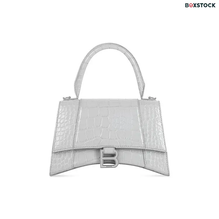 Balenciaga Small Hourlgass Top Handle Bag 'Grey'