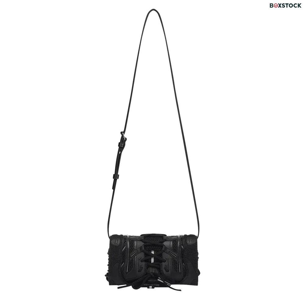Balenciaga Sneakerhead Phone Holder Strap Bag 'Black' Fall/Winter 2021