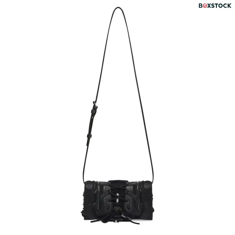 Balenciaga Sneakerhead Phone Holder Strap Bag 'Black' Fall/Winter 2021