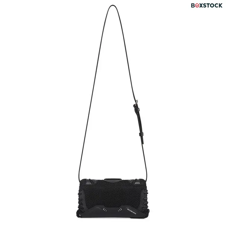 Balenciaga Sneakerhead Phone Holder Strap Bag 'Black' Fall/Winter 2021