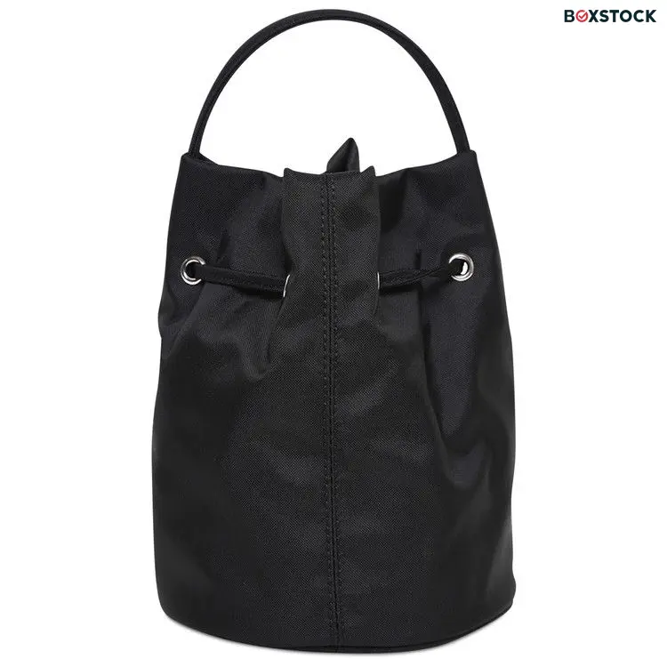 Balenciaga Wheel Drawstring XS Bucket Bag 'Black/White' Spring/Summer 2022