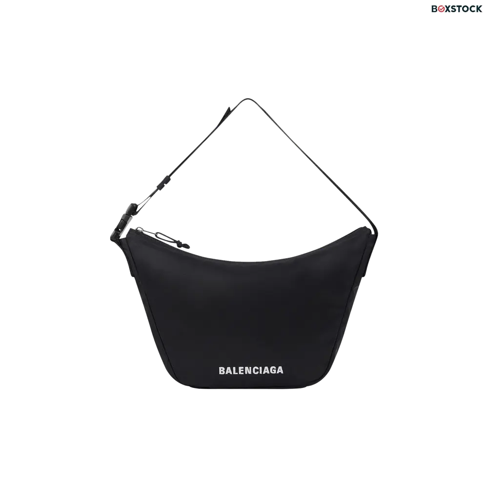 Balenciaga Wheel Logo Beltpack 'Black/White' Fall/Winter 2021