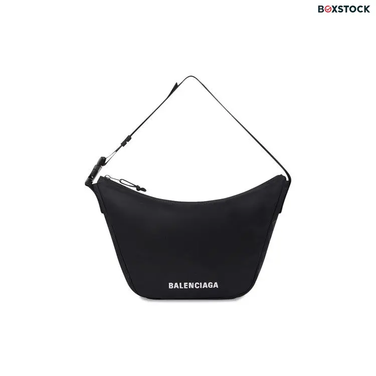 Balenciaga Wheel Logo Beltpack 'Black/White' Fall/Winter 2021