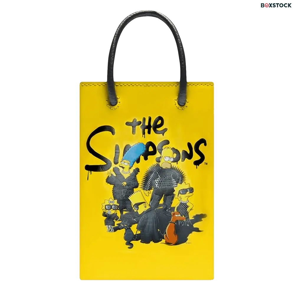 Balenciaga x The Simpsons And 20th Television Mini Shopping Bag 'Yellow' Spring/Summer 2022