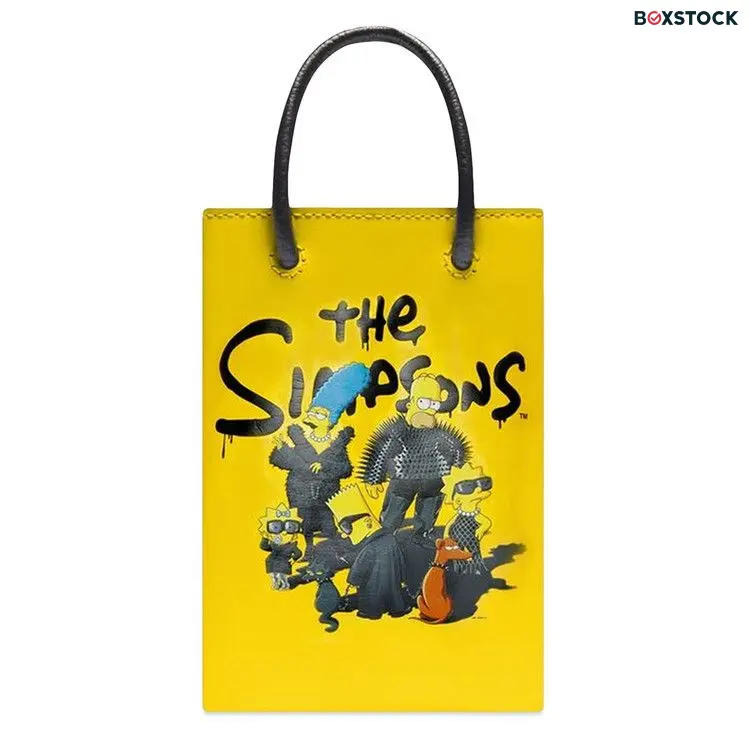 Balenciaga x The Simpsons And 20th Television Mini Shopping Bag 'Yellow' Spring/Summer 2022