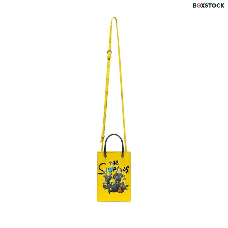 Balenciaga x The Simpsons And 20th Television Mini Shopping Bag 'Yellow' Spring/Summer 2022