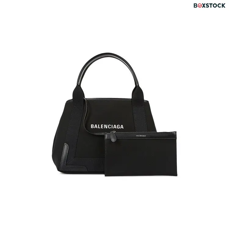 Balenciaga Xs Cabas Tote Bag 'Natrual/Black' Cream Fall/Winter 2022