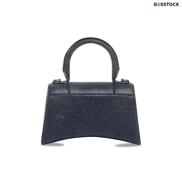 Balenciaga XS Hourglass Glitter Bag 'Black' Spring/Summer 2022