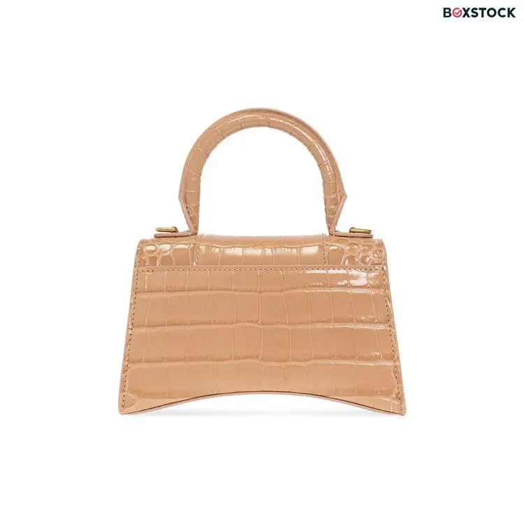 Balenciaga XS Hourglass Shoulder Bag 'Nude/Beige' Cream Spring/Summer 2022