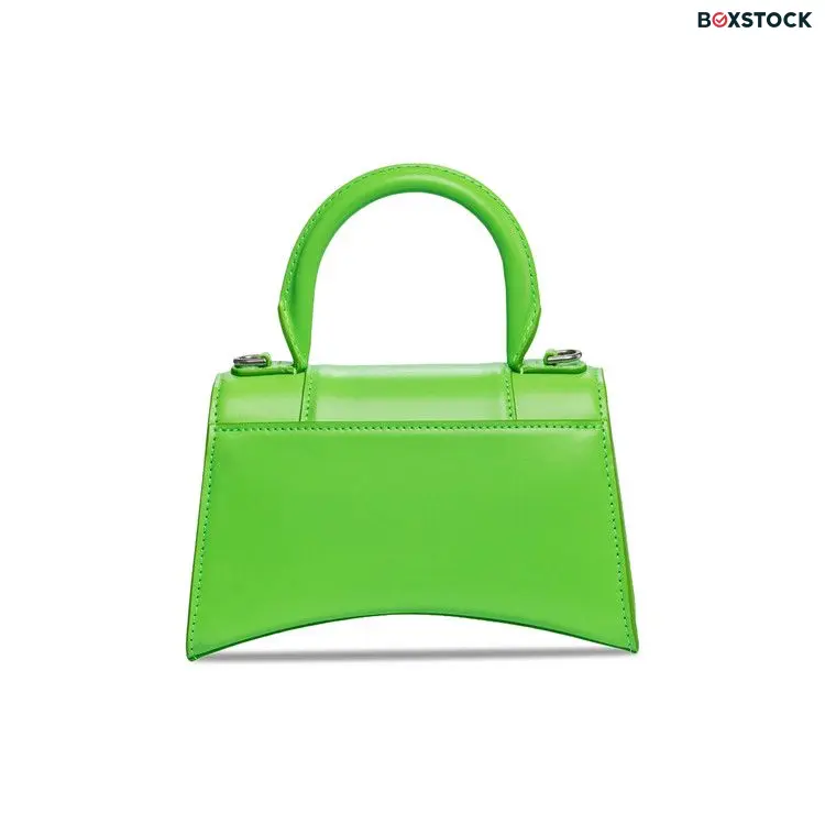 Balenciaga XS Hourglass Top Handle Bag 'Acid Green' Fall/Winter 2022