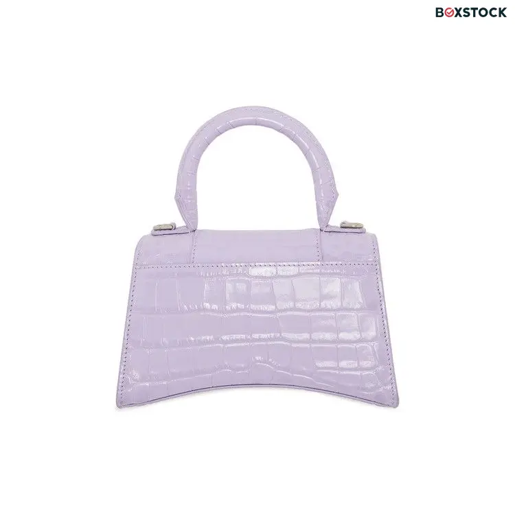 Balenciaga XS Hourglass Top Handle Bag 'Lilac' Purple Spring/Summer 2021