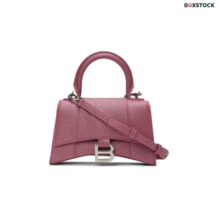 Balenciaga XS Hourglass Top Handle Bag 'Sweet Pink' Fall/Winter 2022