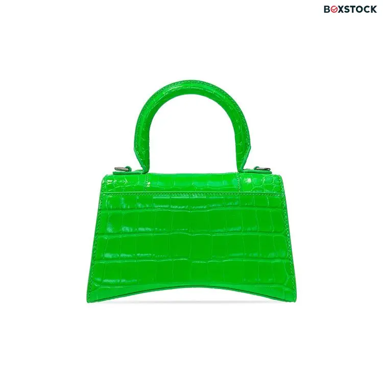 Balenciaga Xs Hourglass Top Handle 'Fluo Green' Spring/Summer 2021