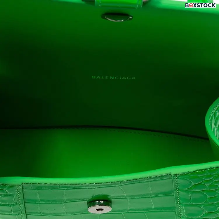 Balenciaga Xs Hourglass Top Handle 'Fluo Green' Spring/Summer 2021