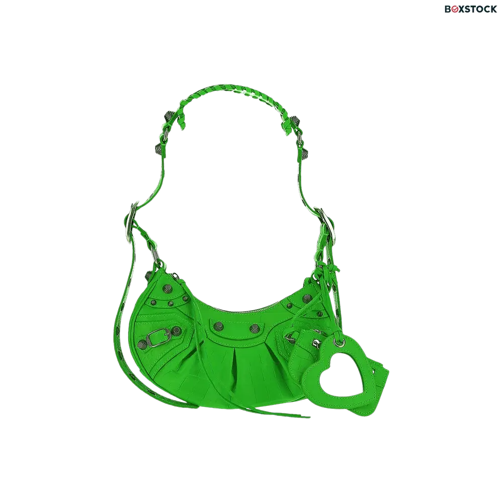 Balenciaga XS Le Cagole Shoulder Bag 'Acid Green' Fall/Winter 2022