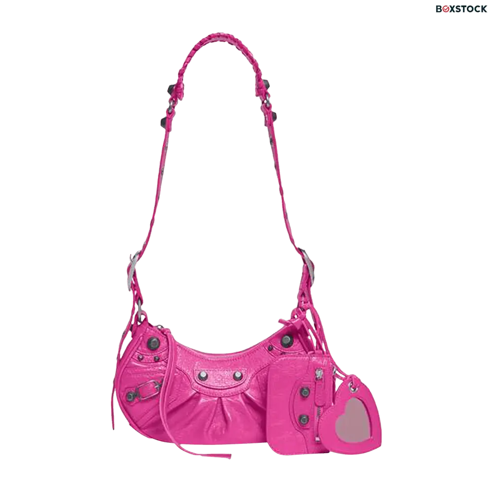 Balenciaga XS Le Cagole Shoulder Bag 'Hot Pink' Fall/Winter 2022