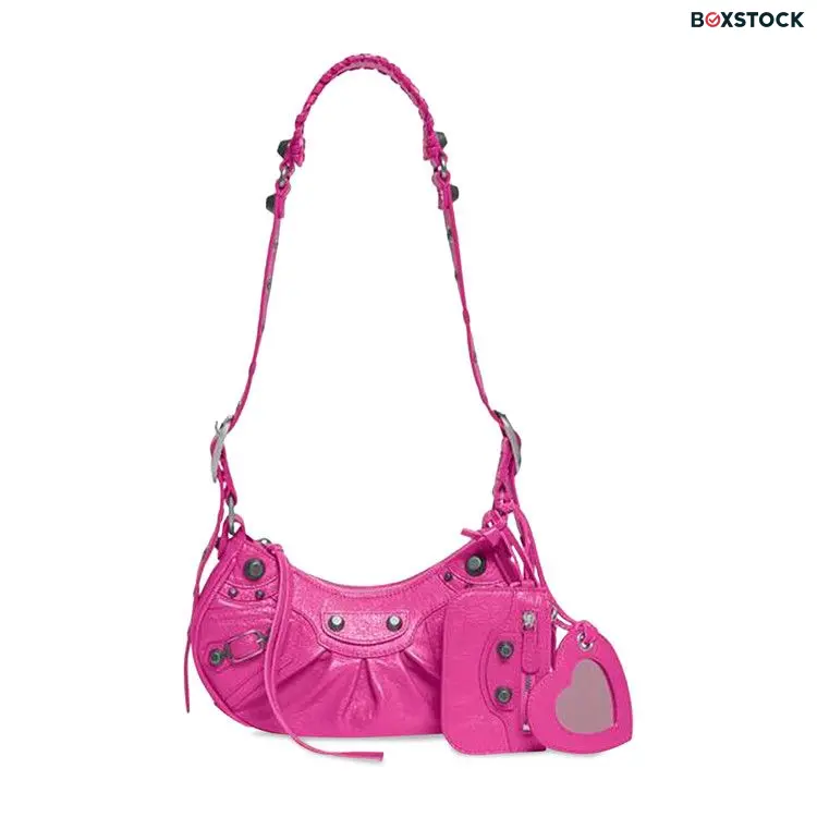 Balenciaga XS Le Cagole Shoulder Bag 'Hot Pink' Fall/Winter 2022