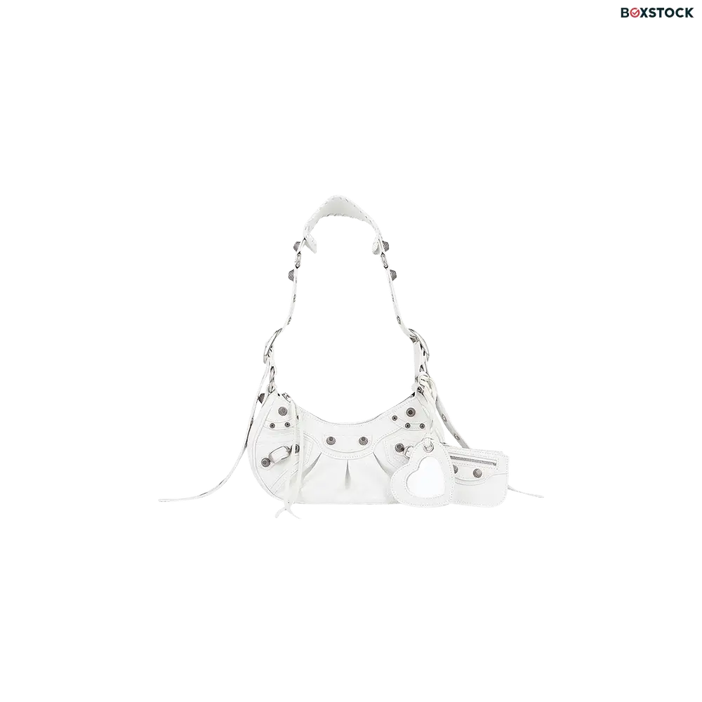 Balenciaga XS Le Cagole Shoulder Bag 'Optic White'