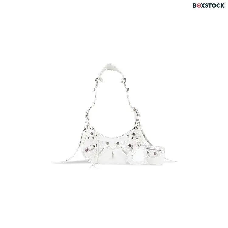Balenciaga XS Le Cagole Shoulder Bag 'Optic White'