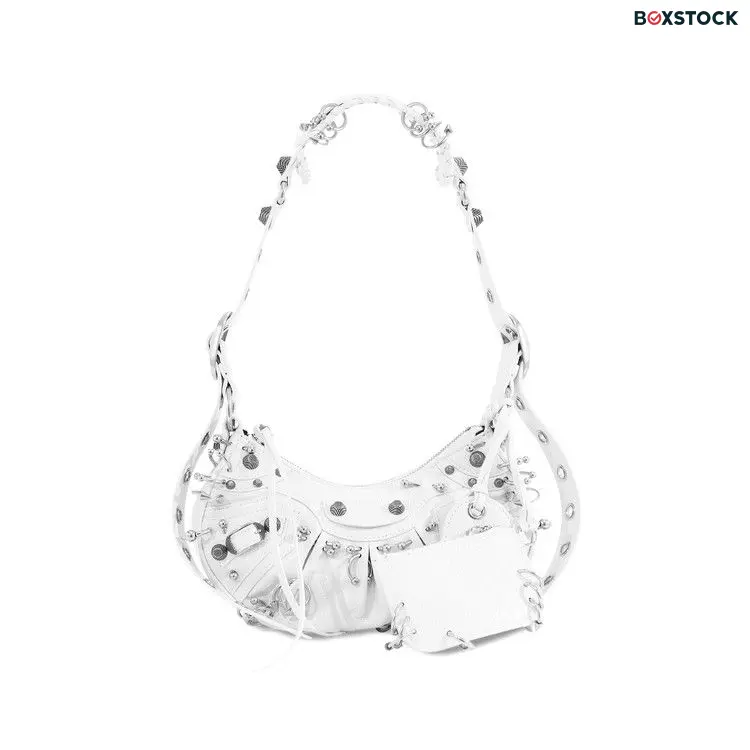 Balenciaga XS Le Cagole Shoulder Bag 'Optic White' Spring/Summer 2023