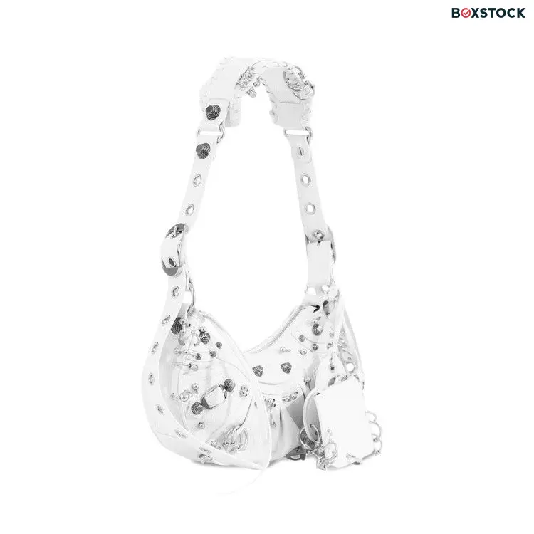 Balenciaga XS Le Cagole Shoulder Bag 'Optic White' Spring/Summer 2023