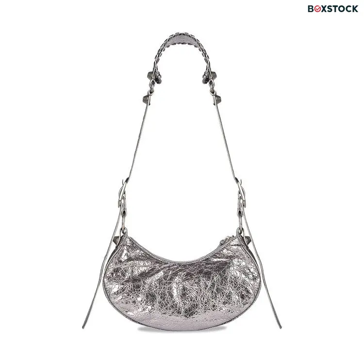 Balenciaga XS Le Cagole Shoulder Bag 'Silver' Fall/Winter 2022