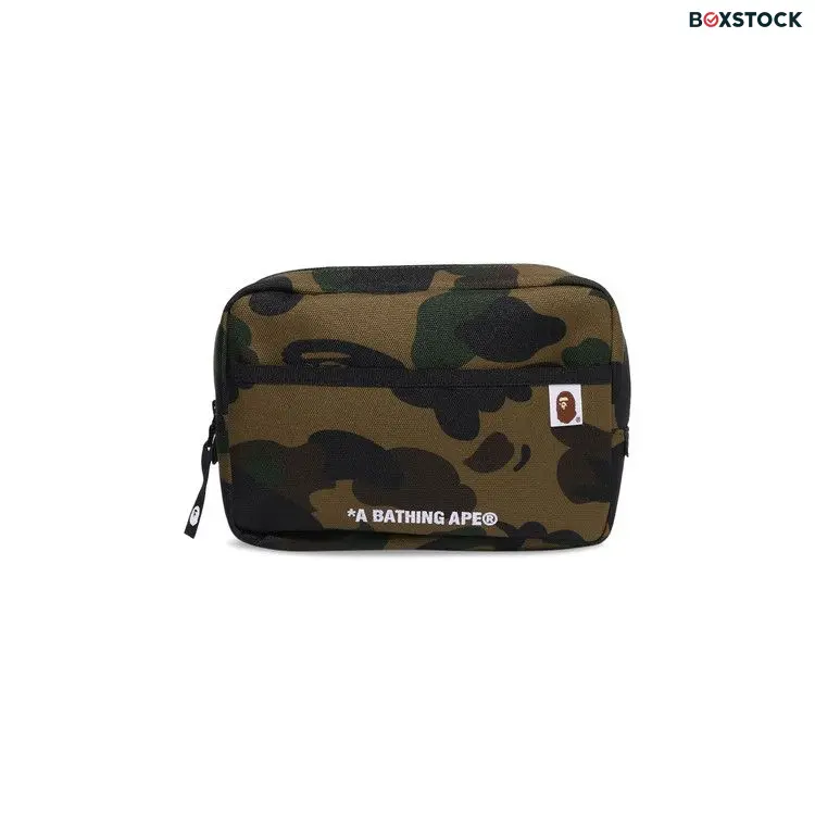 BAPE 1st Camo Cordura Multi Pouch 'Green'