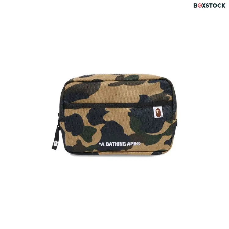 BAPE 1st Camo Cordura Multi Pouch 'Yellow'