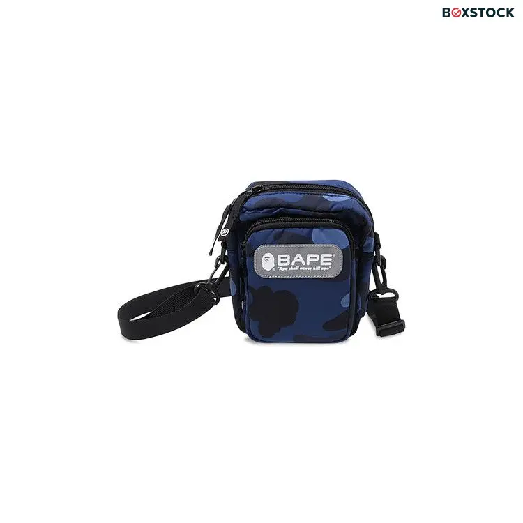 BAPE Color Camo Mini Shoulder Bag 'Navy' Blue Fall/Winter 2022