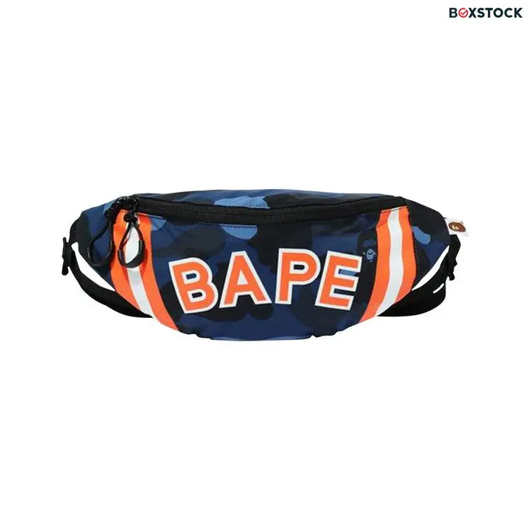 BAPE Color Camo Waist Bag 'Navy' Blue Spring/Summer 2020
