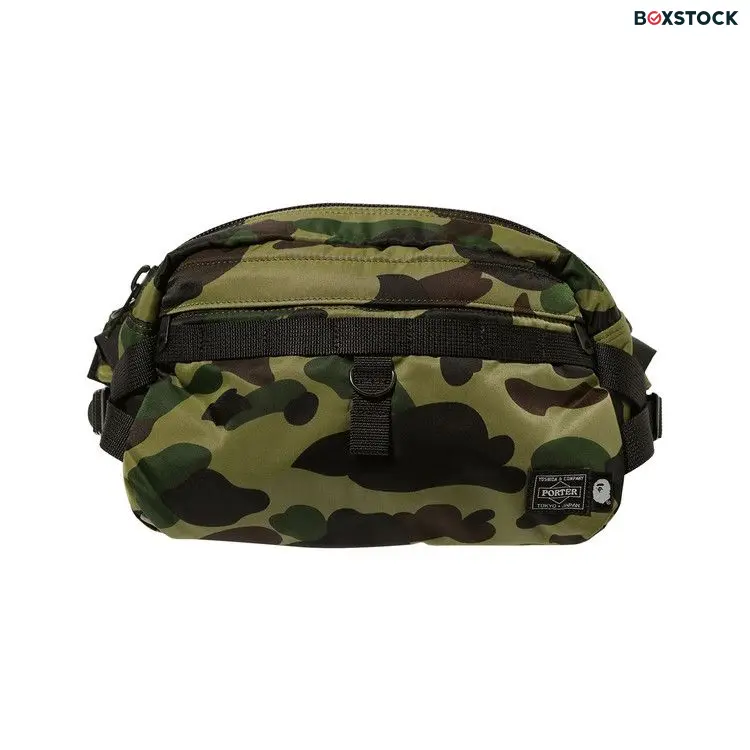 BAPE x Porter Yoshida 1st Camo Waist Bag 'Green' Fall/Winter 2021