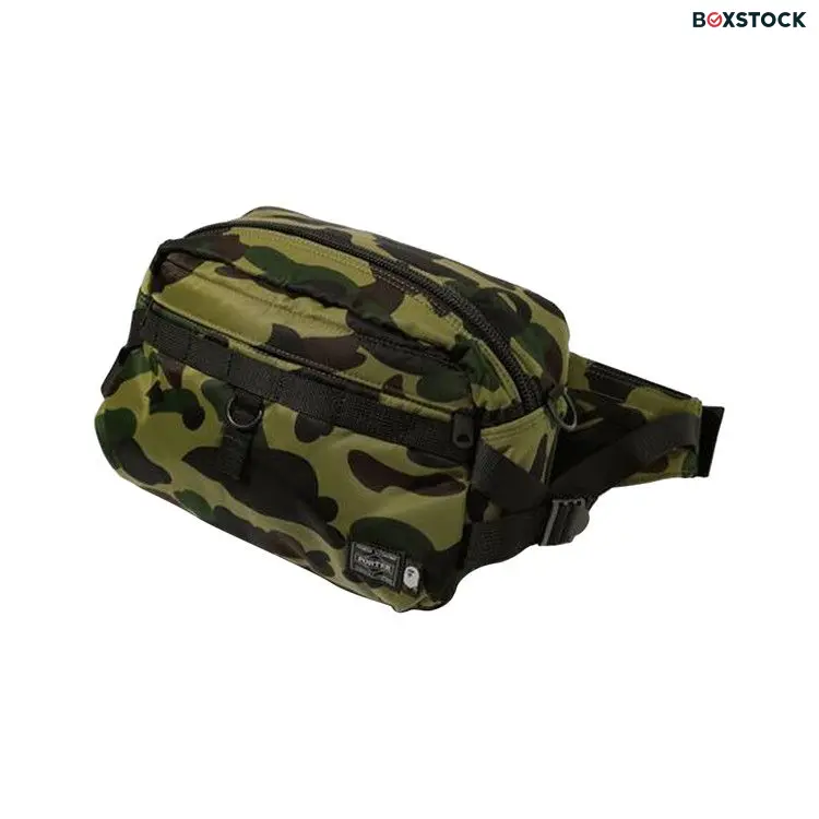 BAPE x Porter Yoshida 1st Camo Waist Bag 'Green' Fall/Winter 2021