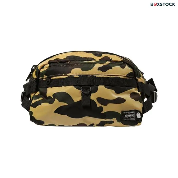 BAPE x Porter Yoshida 1st Camo Waist Bag 'Yellow' Fall/Winter 2021