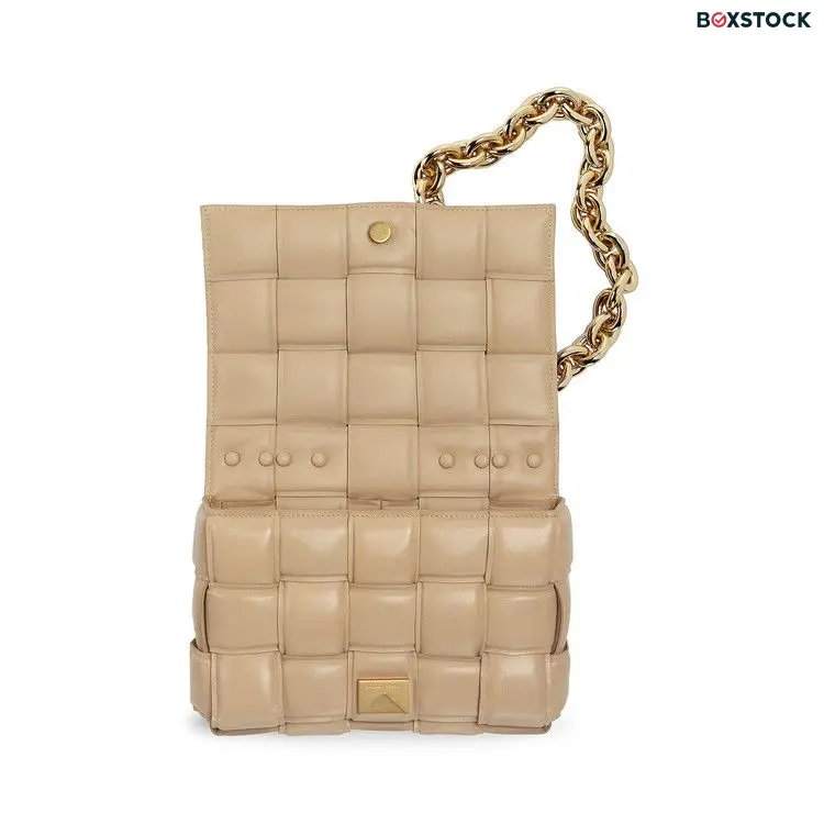 Bottega Veneta Chain Cassette Bag 'Porridge/Gold' Fall/Winter 2021