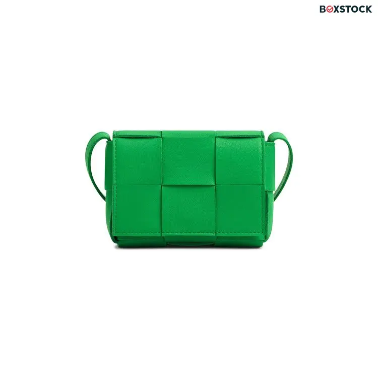 Bottega Veneta Mini Cassette Bag 'Parakeet/Gold' Green Spring/Summer 2022