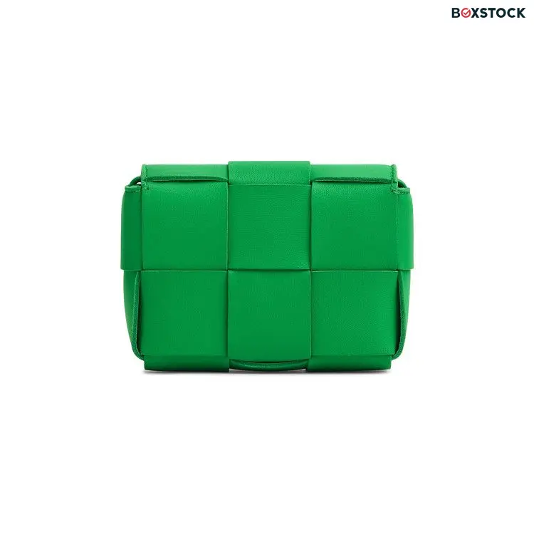 Bottega Veneta Mini Cassette Bag 'Parakeet/Gold' Green Spring/Summer 2022