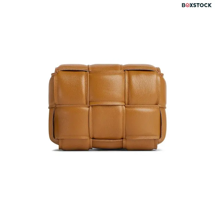 Bottega Veneta Padded Candy Cassette Shoulder Bag 'Camel/Gold' Fall/Winter 2022