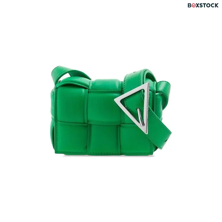 Bottega Veneta Padded Candy Cassette Shoulder Bag 'Parakeet/Silver' Green Fall/Winter 2022