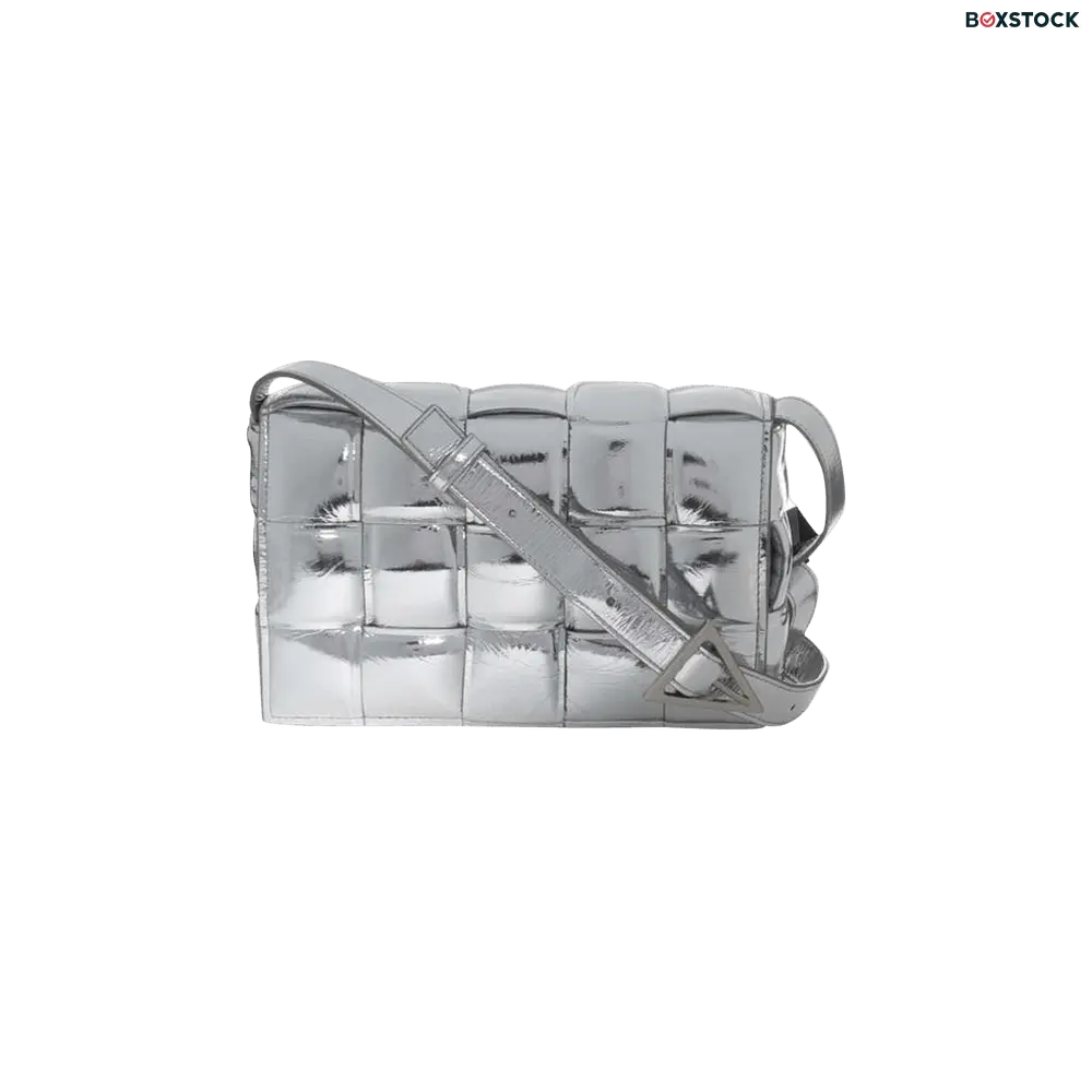 Bottega Veneta Padded Cassette Mirror Bag 'Silver' Spring/Summer 2023