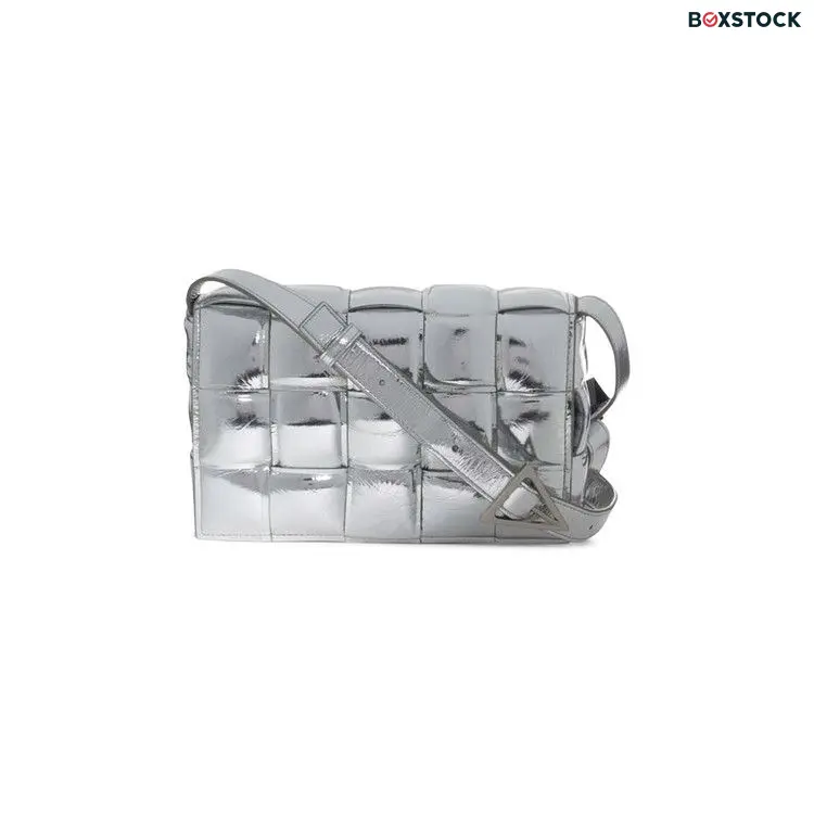 Bottega Veneta Padded Cassette Mirror Bag 'Silver' Spring/Summer 2023