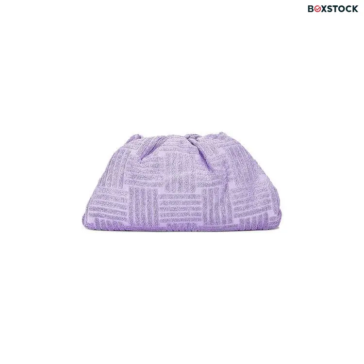 Bottega Veneta Pouch Clutch 'Wisteria/Silver' Purple Fall/Winter 2022