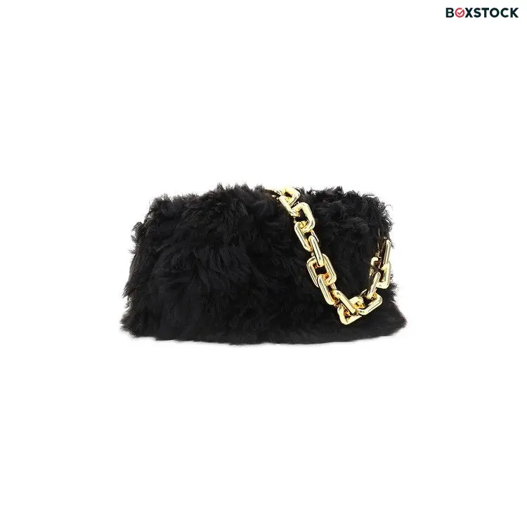 Bottega Veneta Shearling Chain Bag 'Fondant/Gold' Fall/Winter 2021